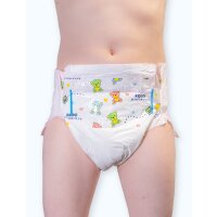 Kiddo Junior pink diapers with foil M